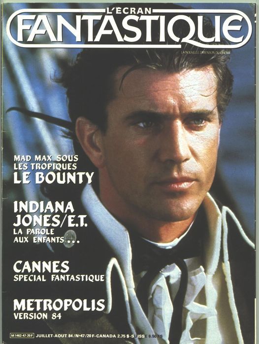 ECRAN FANTASTIQUE | L magazine side cover Issue 47 July/August 1984