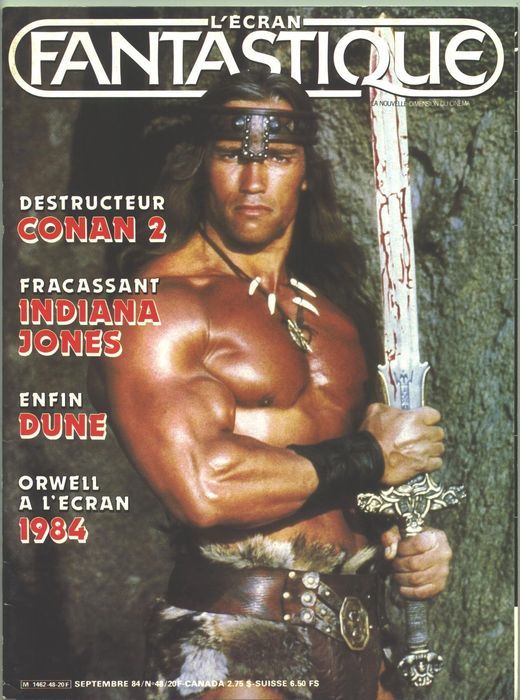 ECRAN FANTASTIQUE | L magazine side cover Issue 48 September 1984