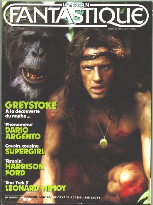 ECRAN FANTASTIQUE | L magazine side cover Issue 49 October 1984