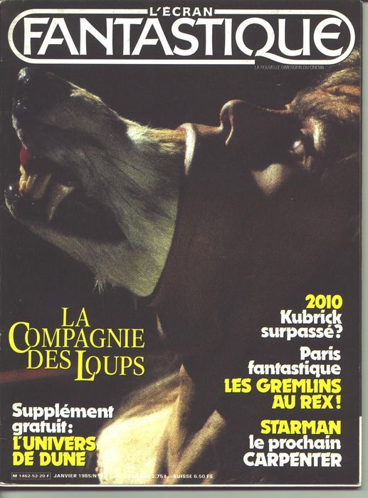 ECRAN FANTASTIQUE | L magazine side cover Issue 52 January 1985