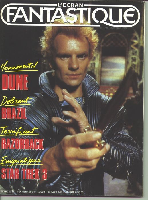 ECRAN FANTASTIQUE | L magazine side cover Issue 53 February 1985