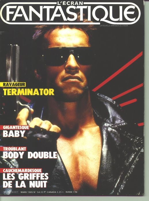 ECRAN FANTASTIQUE | L magazine side cover Issue 54 March 1985