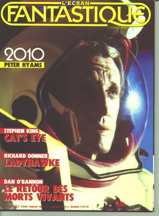 ECRAN FANTASTIQUE | L magazine side cover Issue 55 April 1985