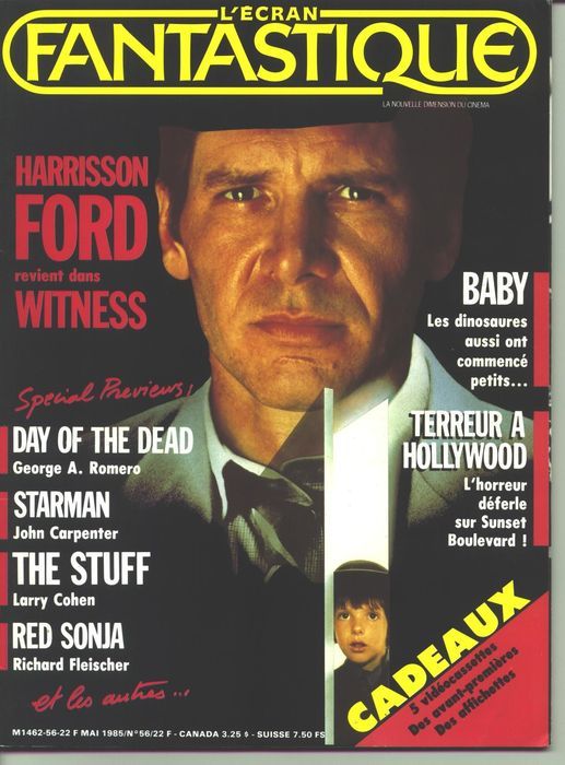 ECRAN FANTASTIQUE | L magazine side cover Issue 56 May 1985