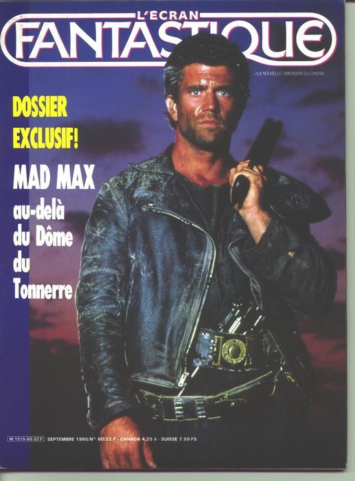 ECRAN FANTASTIQUE | L magazine side cover Issue 60 September 1985