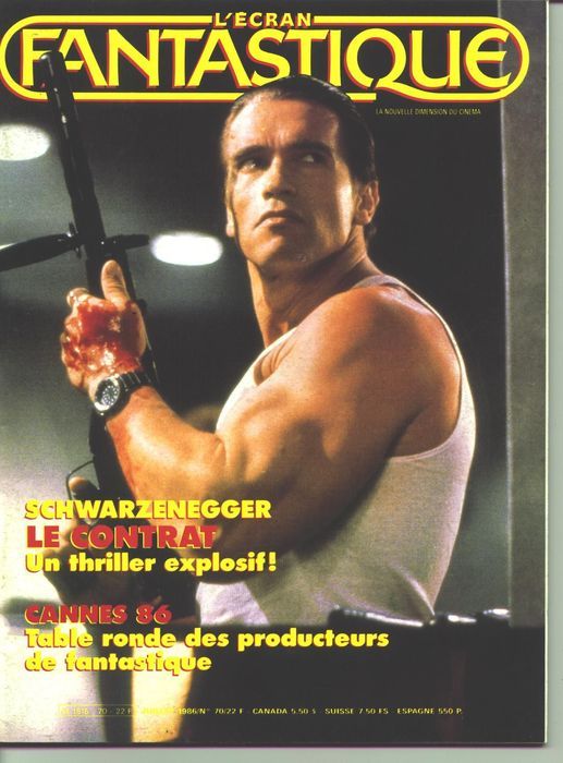 ECRAN FANTASTIQUE | L magazine side cover Issue 70 July 1986