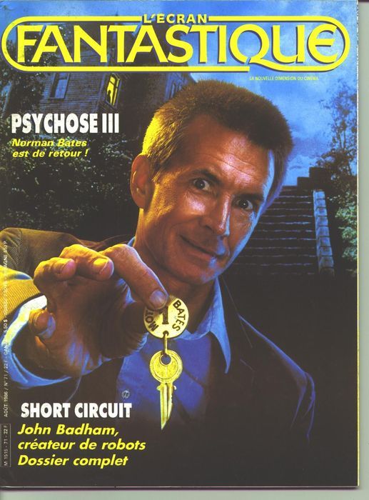 ECRAN FANTASTIQUE | L magazine side cover Issue 71 August 1986
