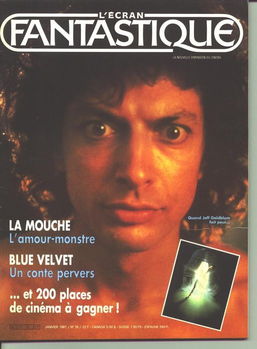 ECRAN FANTASTIQUE | L magazine side cover Issue 76 January 1987