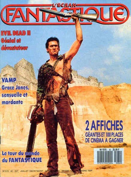 ECRAN FANTASTIQUE | L magazine side cover Issue 82 July 1987