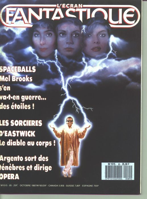 ECRAN FANTASTIQUE | L magazine side cover Issue 85 October 1987