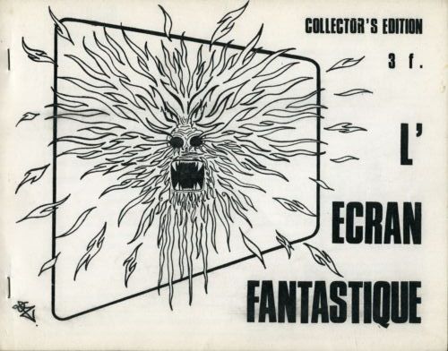 ECRAN FANTASTIQUE | L (1st Series) magazine side cover Issue 1 February 1969