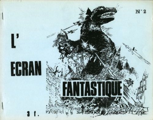 ECRAN FANTASTIQUE | L (1st Series) magazine side cover Issue 2 March 1969