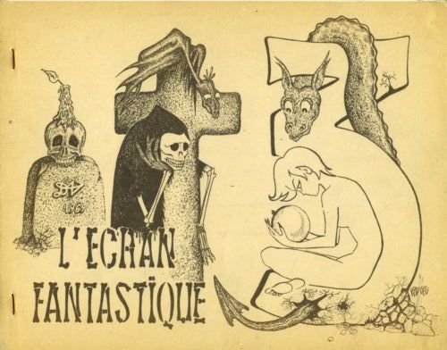 ECRAN FANTASTIQUE | L (1st Series) magazine side cover Issue 3 October 1969