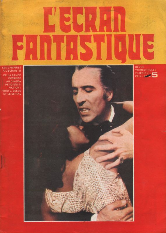 ECRAN FANTASTIQUE | L (2nd Series) magazine side cover Issue 5  1974