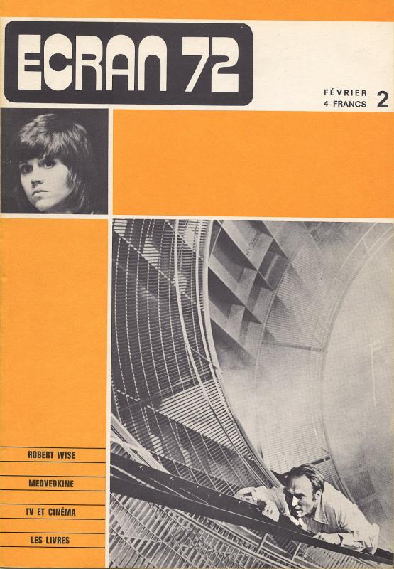 ECRAN magazine side cover Issue 2 February 1972