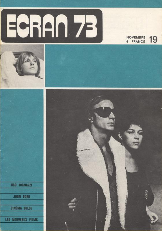 ECRAN magazine side cover Issue 19 November 1973