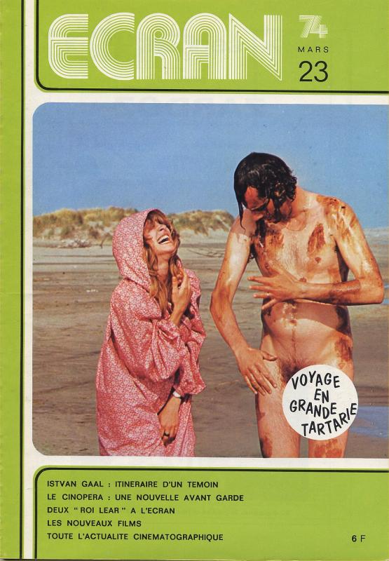 ECRAN magazine side cover Issue 23 March 1974