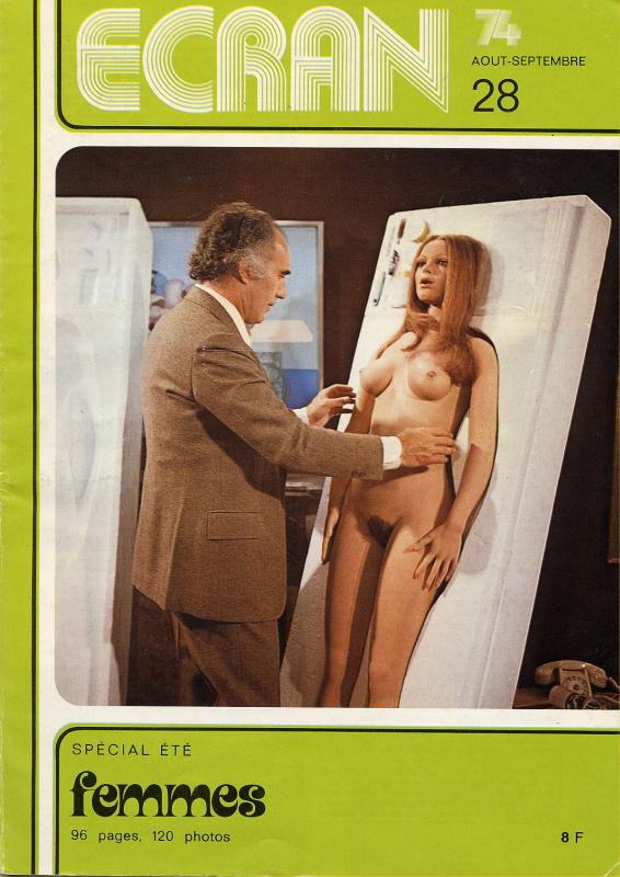 ECRAN magazine side cover Issue 28 August/September 1974