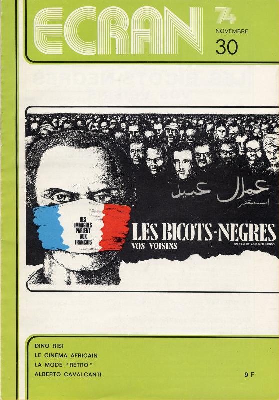 ECRAN magazine side cover Issue 30 November 1974