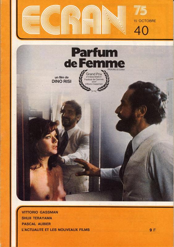 ECRAN magazine side cover Issue 40 October 1975