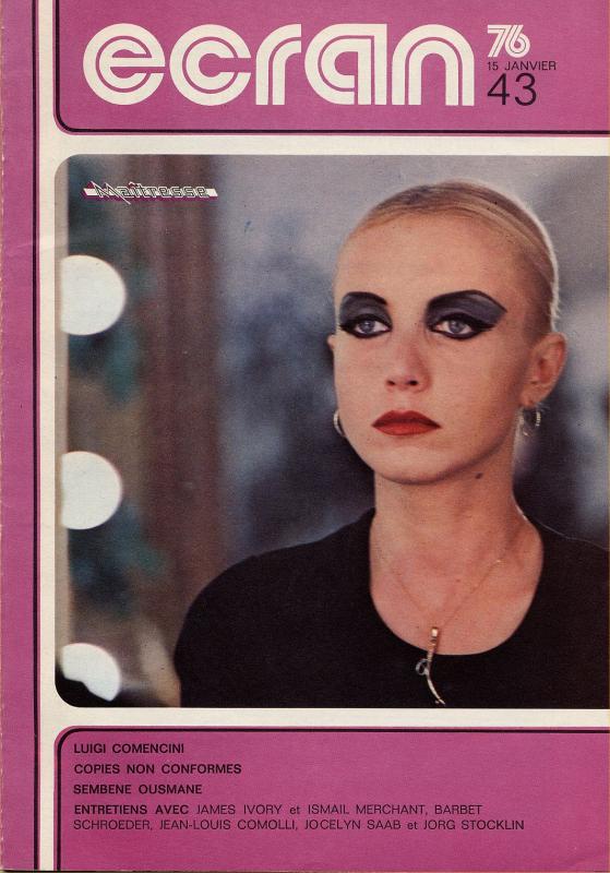 ECRAN magazine side cover Issue 43 January 1976