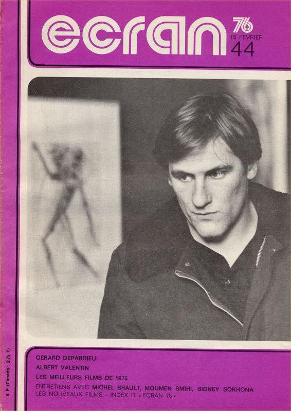 ECRAN magazine side cover Issue 44 February 1976