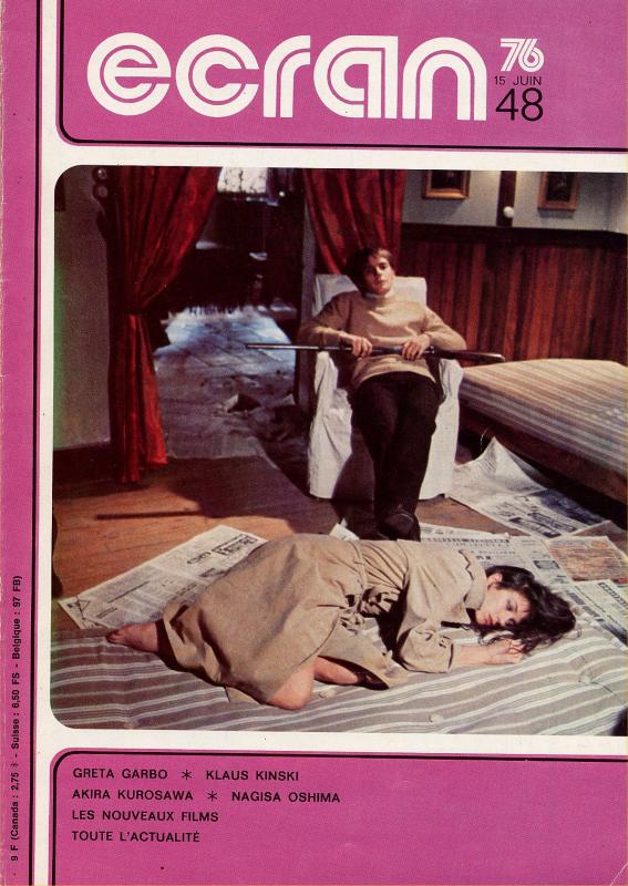 ECRAN magazine side cover Issue 48 June 1976