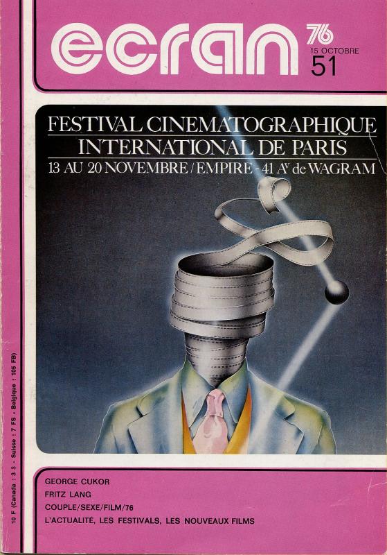 ECRAN magazine side cover Issue 51 October 1976