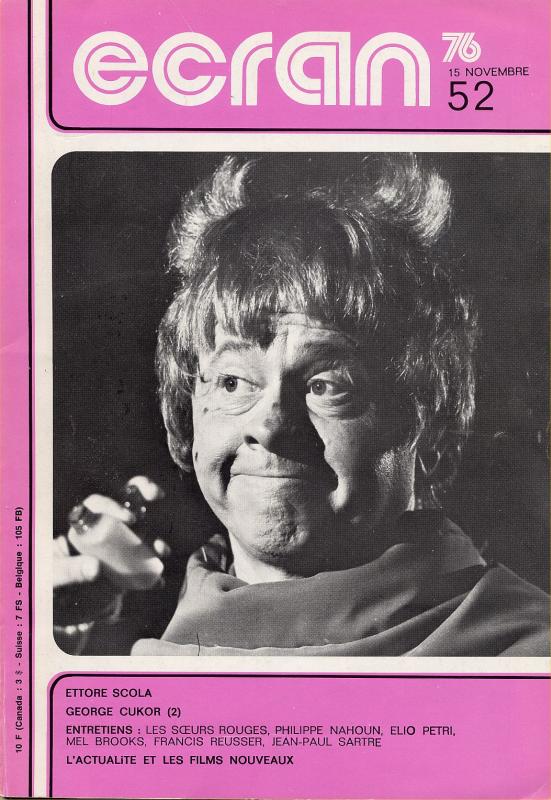 ECRAN magazine side cover Issue 52 November 1976
