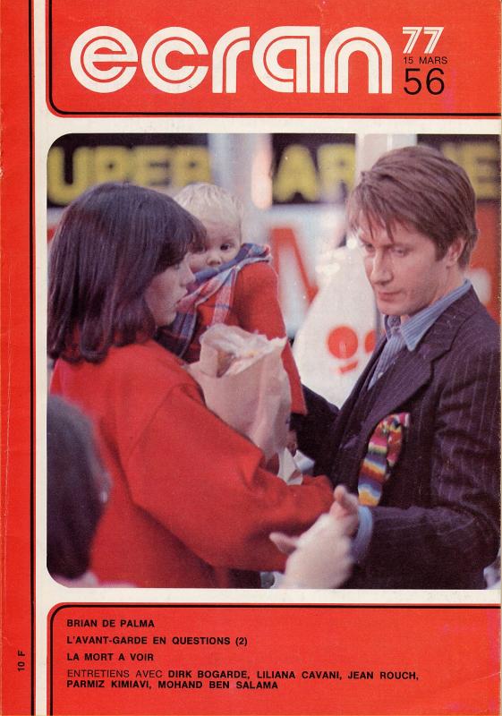 ECRAN magazine side cover Issue 56 March 1977