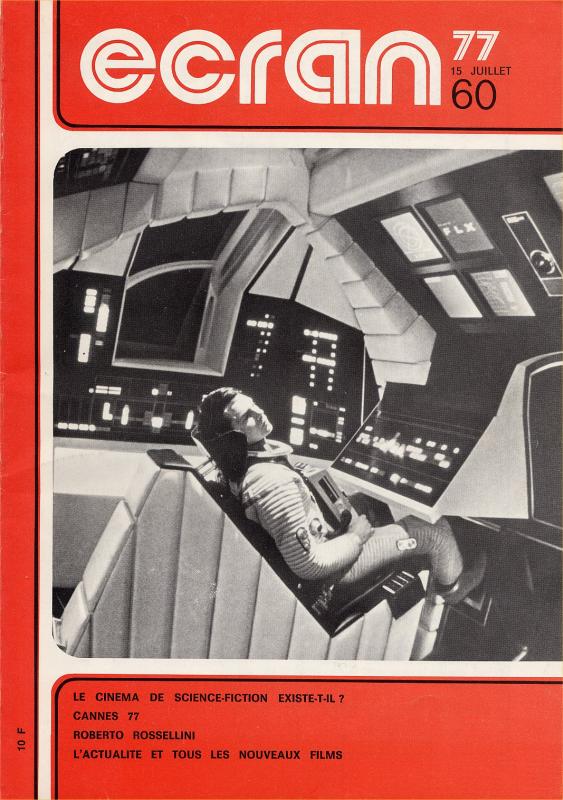 ECRAN magazine side cover Issue 60 July 1977