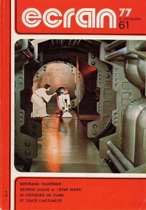 ECRAN magazine side cover Issue 61 August/September 1977