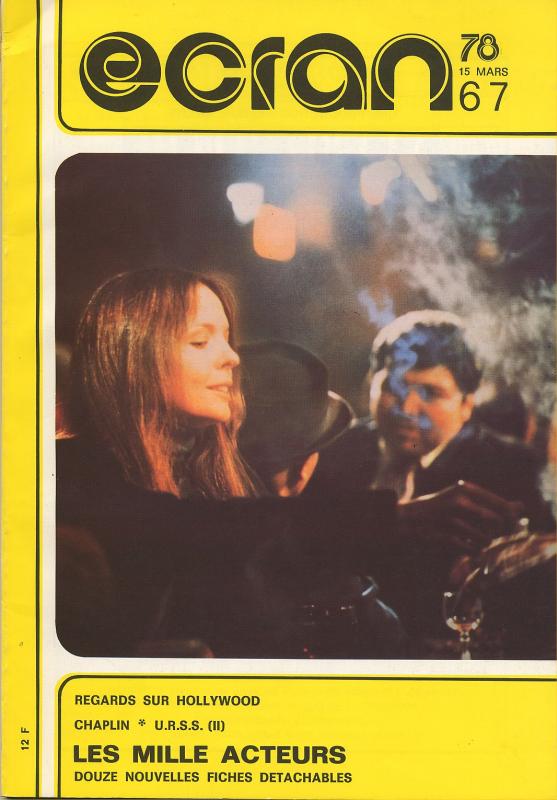 ECRAN magazine side cover Issue 67 March 1978