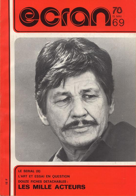 ECRAN magazine side cover Issue 69 May 1978