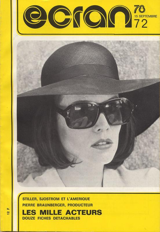 ECRAN magazine side cover Issue 72 August/September 1978