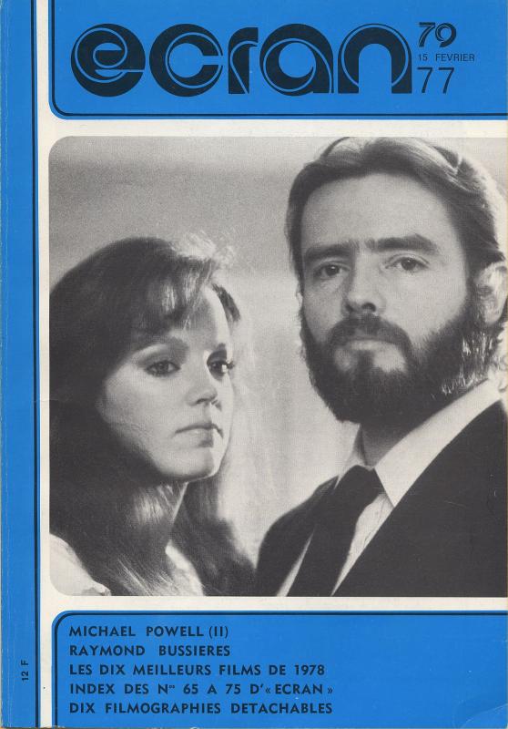 ECRAN magazine side cover Issue 77 February 1979