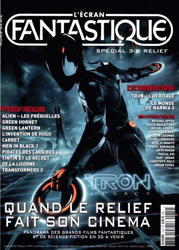 ECRAN FANTASTIQUE | L magazine side cover  Special # 14 December 2010