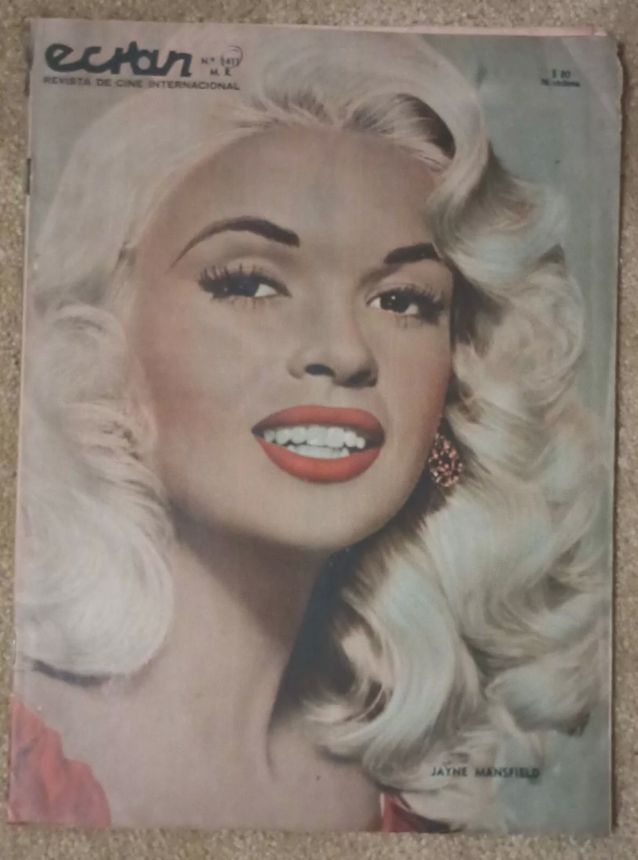ECRAN ARGENTINA magazine side cover Issue 413   1958