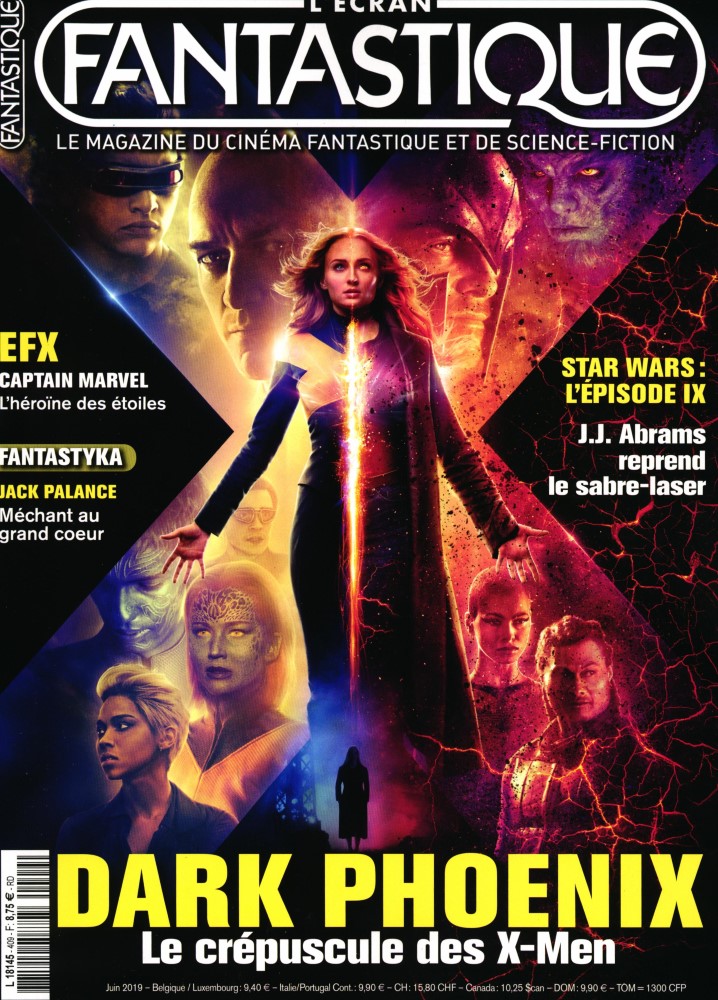 ECRAN FANTASTIQUE | L magazine side cover Issue 409  June 2019