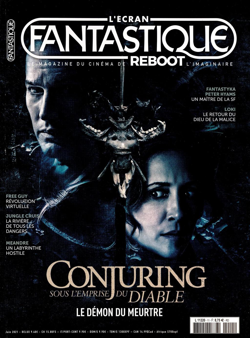 ECRAN FANTASTIQUE | L magazine side cover Issue 11  June 2021