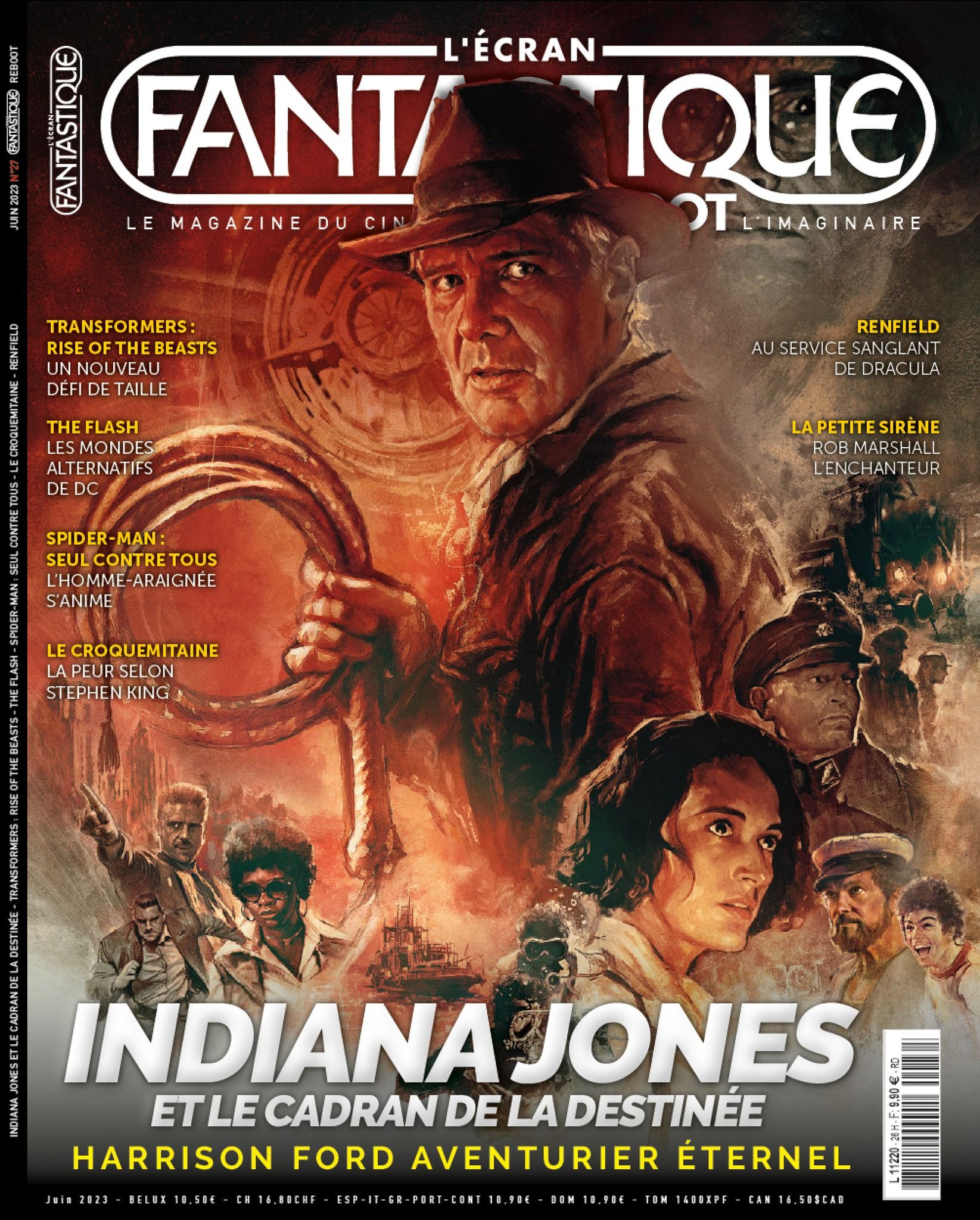 ECRAN FANTASTIQUE | L magazine side cover Issue 27  June 2023