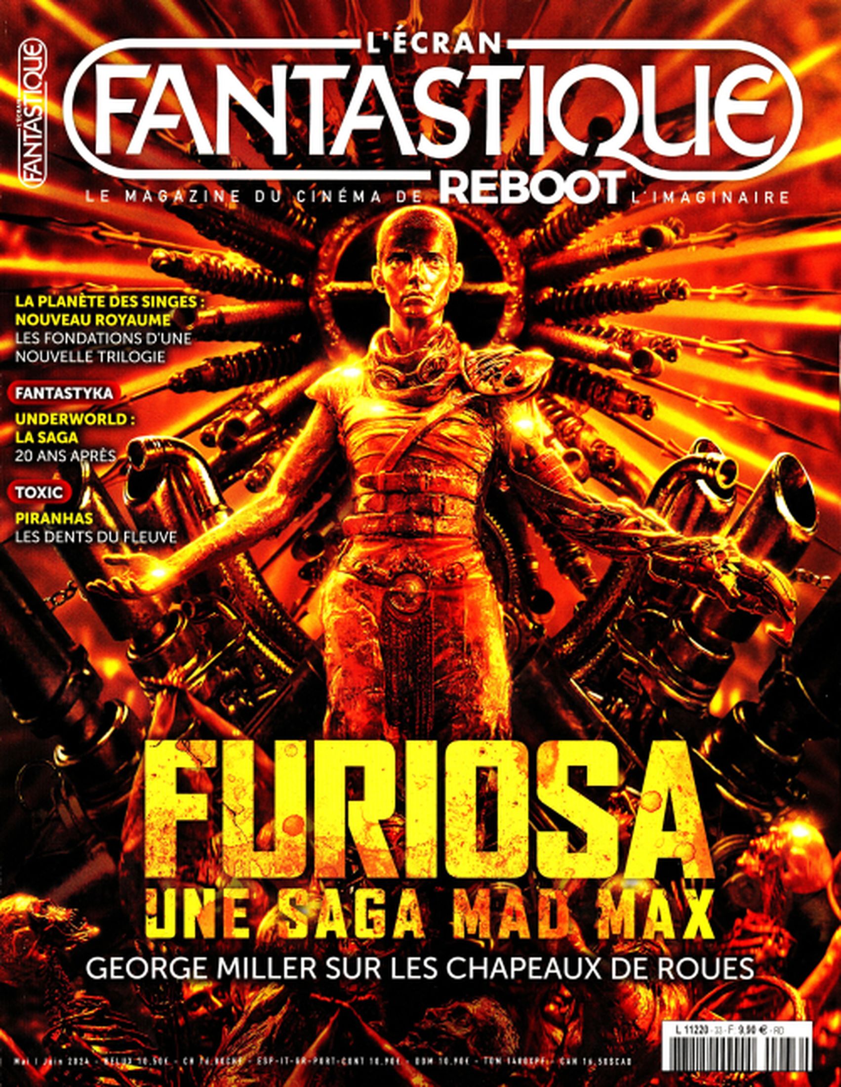 ECRAN FANTASTIQUE | L magazine side cover Issue 33  May/June 2024