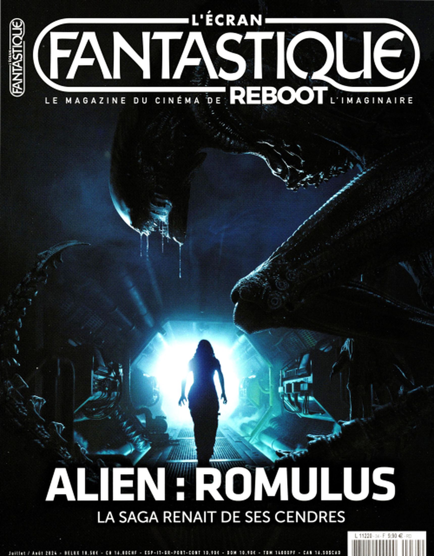 ECRAN FANTASTIQUE | L magazine side cover Issue 34  July/August 2024