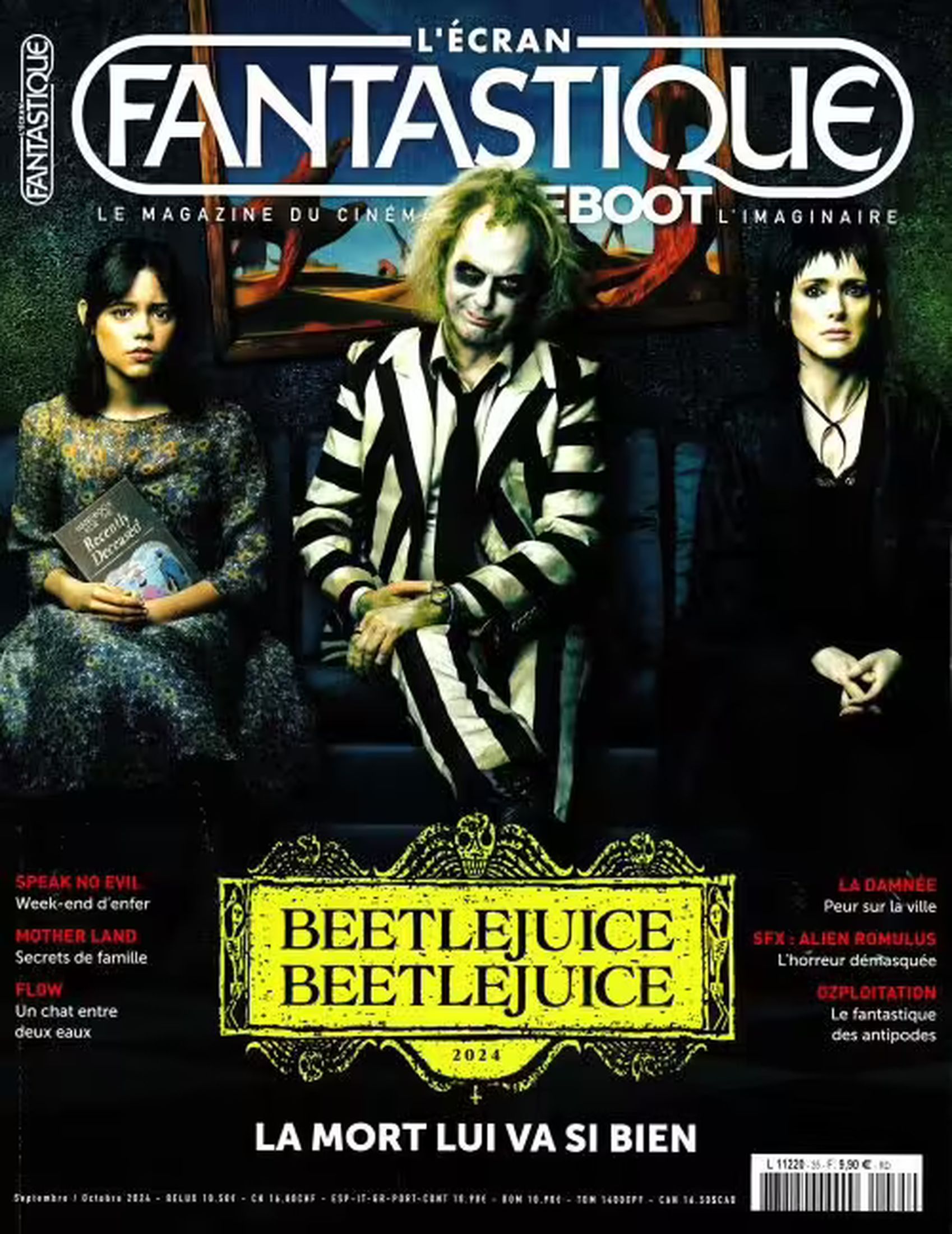 ECRAN FANTASTIQUE | L magazine side cover Issue 35  September/October 2024