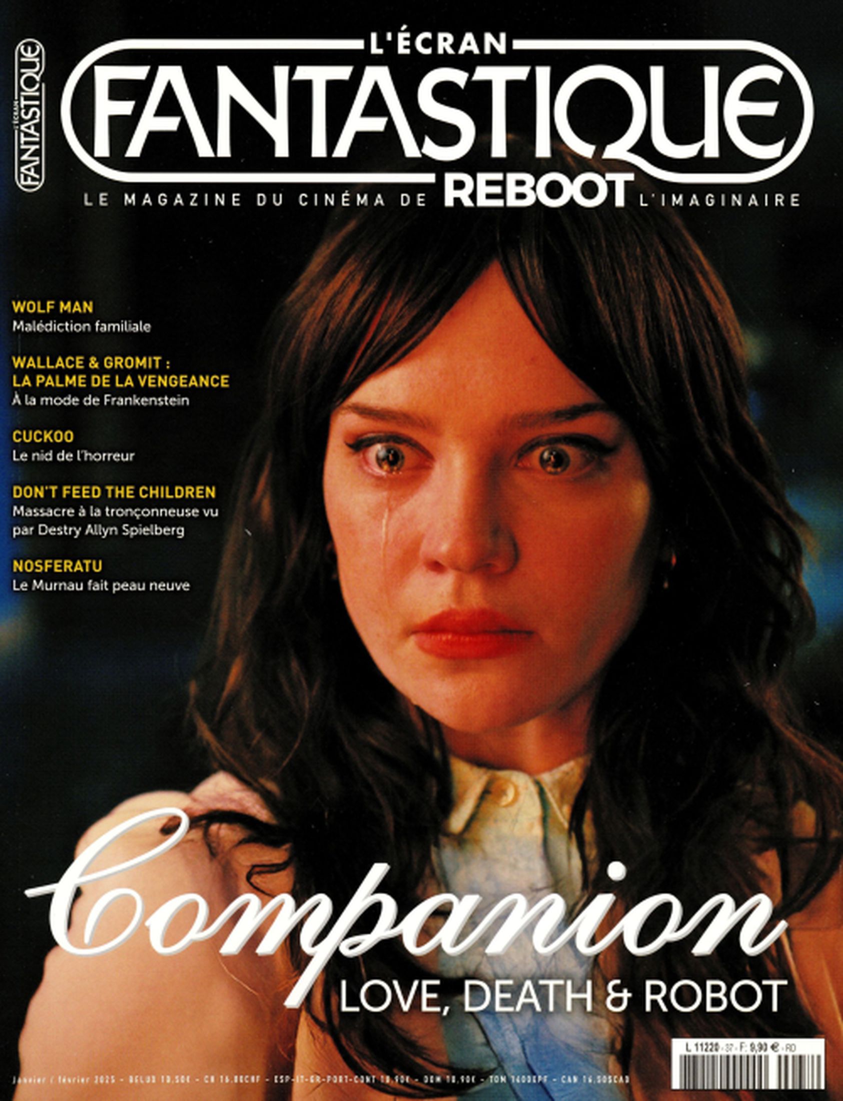 ECRAN FANTASTIQUE | L magazine side cover Issue 37  January/February 2025