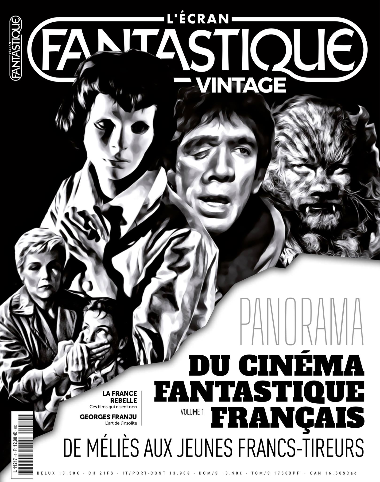 ECRAN FANTASTIQUE VINTAGE magazine side cover Issue 4  January 2021