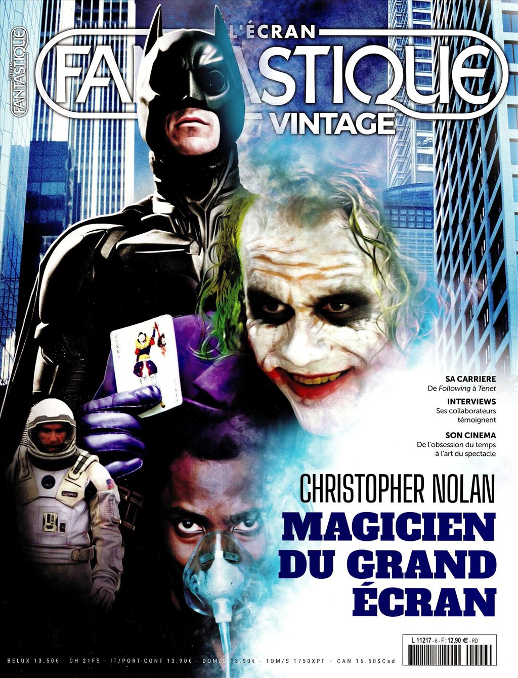 ECRAN FANTASTIQUE VINTAGE magazine side cover Issue 6  July/September 2021
