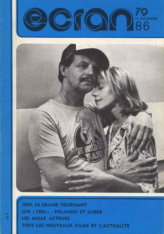 ECRAN magazine side cover Issue 86 December 1979