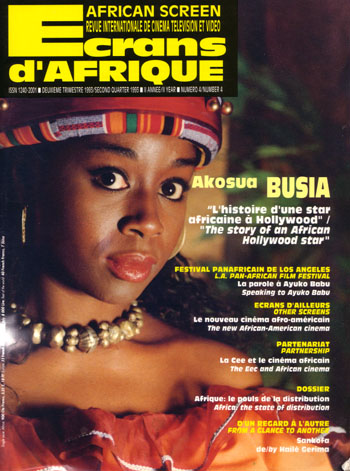ECRANS DAFRIQUE magazine side cover Issue 4 April 1993