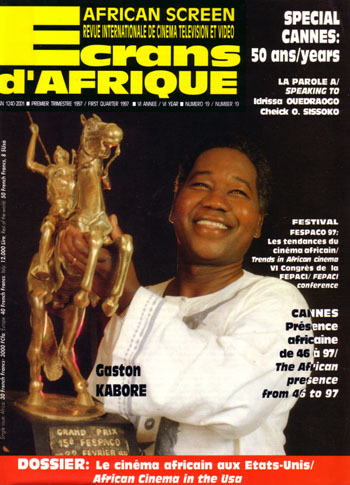 ECRANS DAFRIQUE magazine side cover Issue 19 January 1997